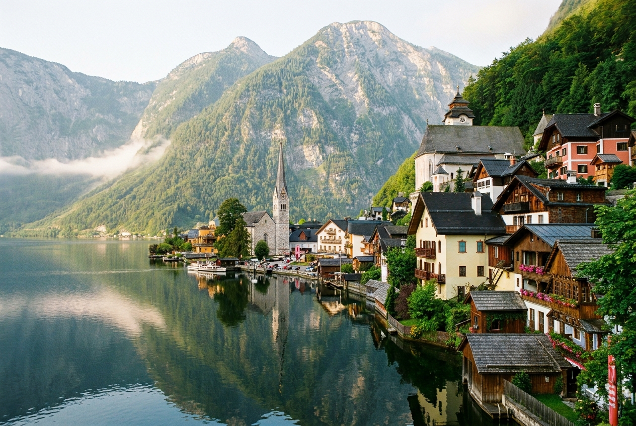 Historisches Seedorf im Salzkammergut